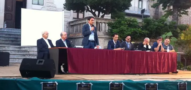 Nicola Irto all'inaugurazione del sentiero della civiltà contadina di Bova