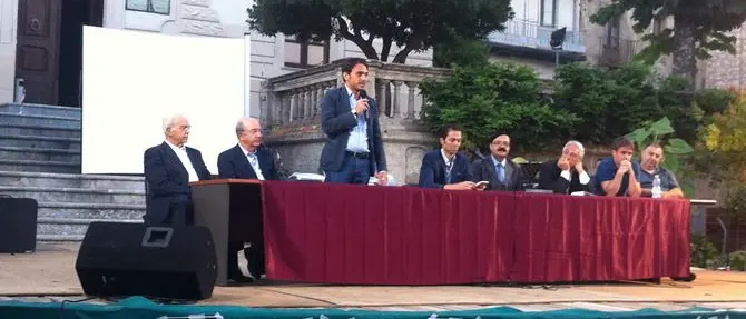 Nicola Irto all'inaugurazione del sentiero della civiltà contadina di Bova