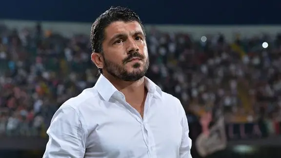 PALERMO, ITALY - AUGUST 17: Coach Gennaro Gattuso of Palermo looks on during the TIM Cup match between US Citta di Palermo and Hellas Verona at Stadio Renzo Barbera on August 17, 2013 in Palermo, Italy. (Photo by Tullio M. Puglia/Getty Images) , Getty Images