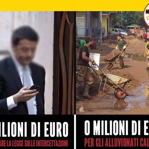 Grillo contro il Governo: ‘Zero euro per gli alluvionati calabresi’