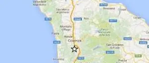 Scossa di terremoto a Cosenza