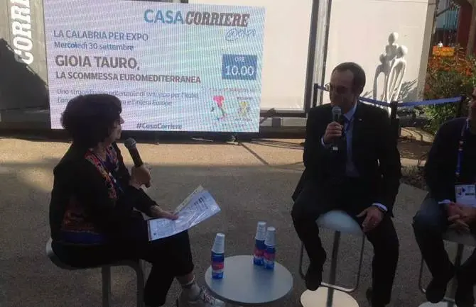 Gli assessori Musmanno e Russo all’Expo 2015