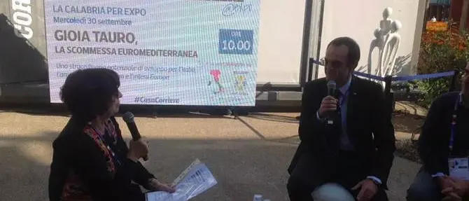 Gli assessori Musmanno e Russo all’Expo 2015