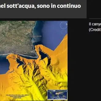 Cirò, un canyon potrebbe danneggiare il porto VIDEO