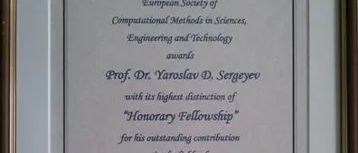 Unical, prestigioso riconoscimento al matematico Yaro Sergeyev