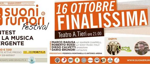 Cosenza, venerdi 16 finalissima 'Suoni e Rumori festival'