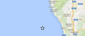 Terremoto al largo di Cosenza