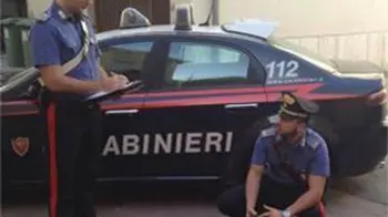 Un arresto dei carabinieri di Locri per possesso di droga , ANSA