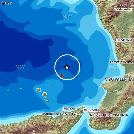 SCOSSA DI TERREMOTO SULLA COSTA CALABRESE