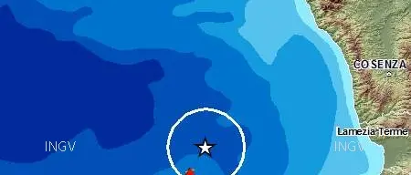 SCOSSA DI TERREMOTO SULLA COSTA CALABRESE