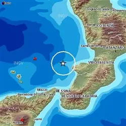 FORTE SCOSSA DI TERREMOTO A LARGO DELLA COSTA TIRRENICA CALABRESE. TANTA PAURA, NESSUN DANNO