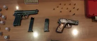 ARMI: SEQUESTRATO PICCOLO ARSENALE NEL REGGINO