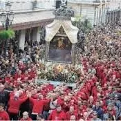 MIGLIAIA DI FEDELI ALLA PROCESSIONE IN ONORE DELLA MADONNA DELLA CONSOLAZIONE