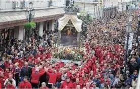 MIGLIAIA DI FEDELI ALLA PROCESSIONE IN ONORE DELLA MADONNA DELLA CONSOLAZIONE