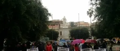Reggio: dipendenti del gruppo De Masi in protesta. ‘Siamo pronti a iniziare lo sciopero della fame’