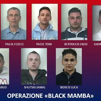 Operazione 'Black mamba': 8 arresti per droga a Cosenza (NOMI, FOTO, VIDEO)