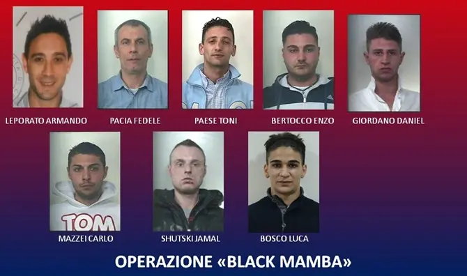 Operazione 'Black mamba': 8 arresti per droga a Cosenza (NOMI, FOTO, VIDEO)