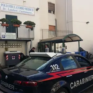 Reggio, rapina a mano armata al poliambulatorio medico Lamberti Castronuovo