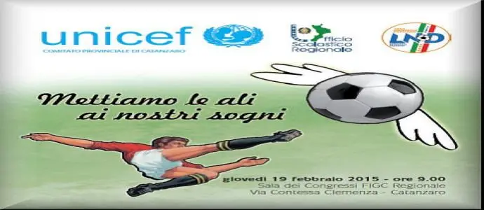 Unicef Catanzaro, Figc Calabria e Usr Calabria siglano un patto per l'infanzia