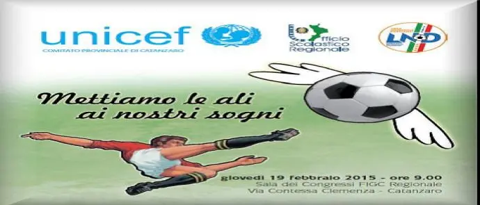 Unicef Catanzaro, Figc Calabria e Usr Calabria siglano un patto per l'infanzia