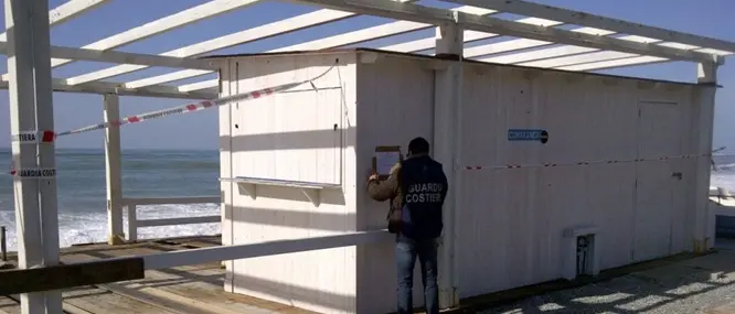 Guardia Costiera di Vibo Valentia: sigilli a 38 strutture balneari