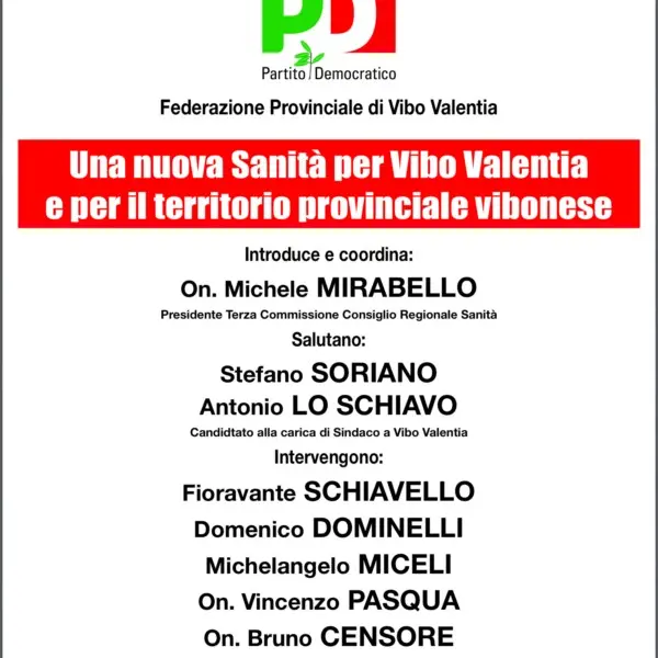 Oliverio a Vibo per discutere della sanità