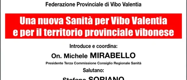 Oliverio a Vibo per discutere della sanità