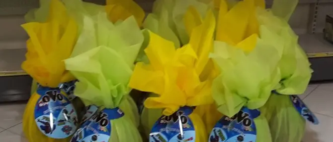 Cosenza, sequestrate centinaia di uova di pasqua in plastica