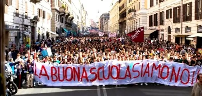 La scuola scende in piazza