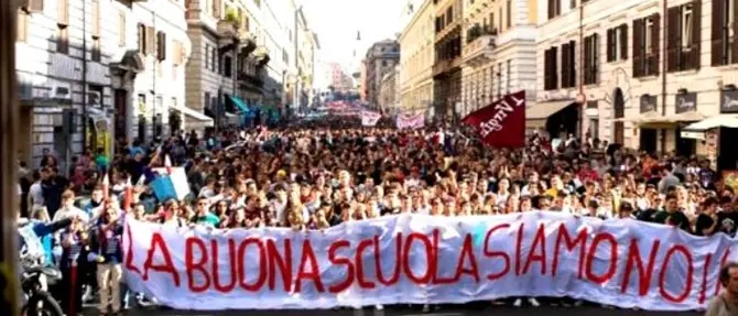 La scuola scende in piazza