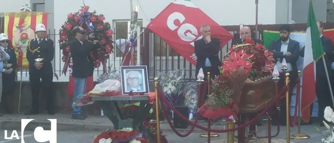 Catanzaro, i funerali di Quirino Ledda
