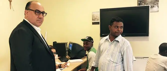 L’Assessore Guccione al centro per l’impiego di Cosenza