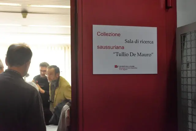 Unical, intitolata a Tullio De Mauro una sala della Biblioteca di Area Umanistica