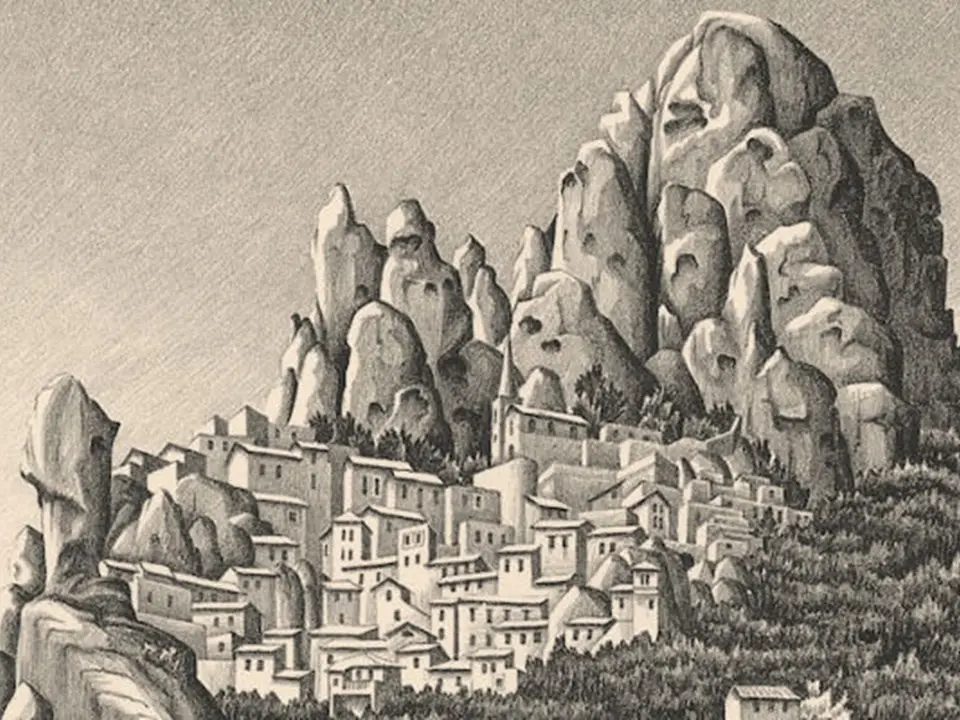 I luoghi di Calabria nello sguardo e nel tratto geniale di Maurits Cornelis Escher