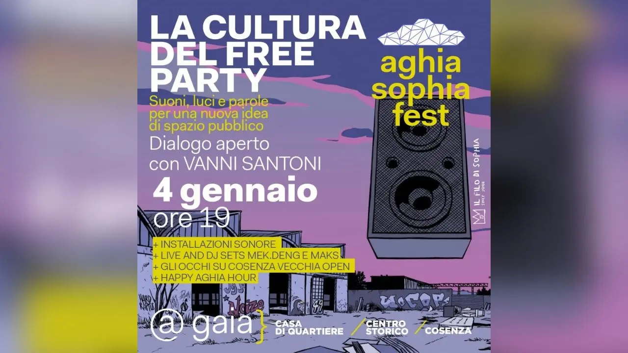 La cultura del free party: a Cosenza una serata di dialogo con lo scrittore Vanni Santoni