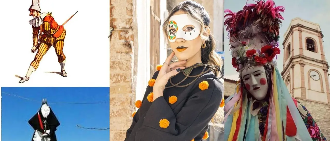 Giangurgolo, Polecenelle bielle e brutte, Carnevale e Quaresima: le maschere simbolo del Carnevale in Calabria