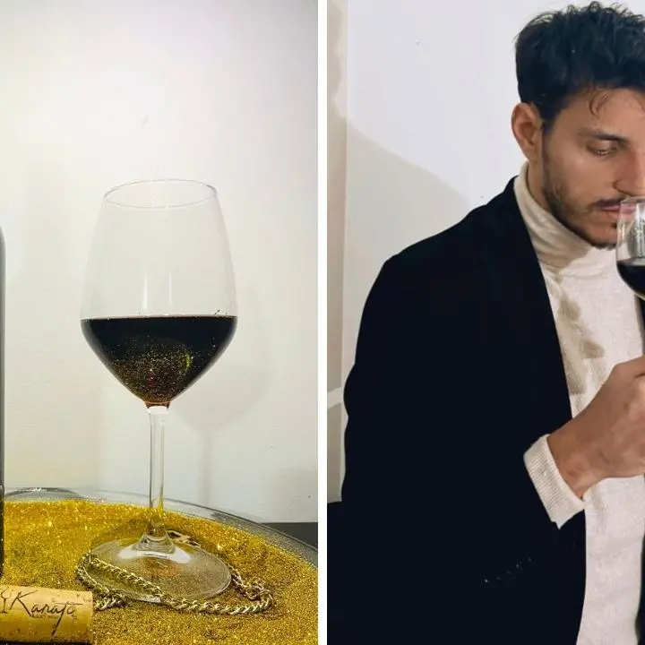 Vino rosso con oro 24 carati: l’originale progetto dell’imprenditore calabrese Modafferi