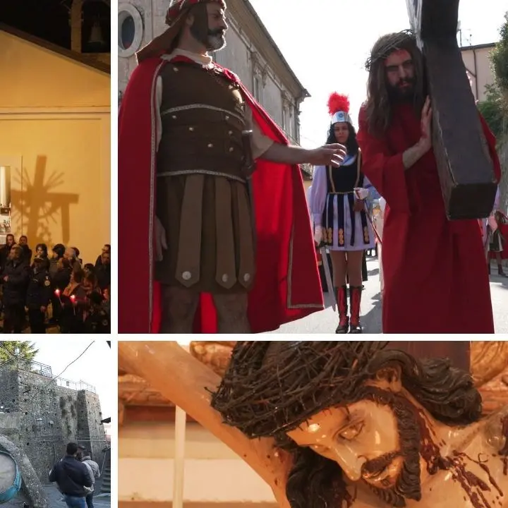 L’antico crocefisso ligneo, i grancasciari e la “Pigghjiata”: fede e pietà popolare s’incontrano nel Venerdì Santo di Taverna