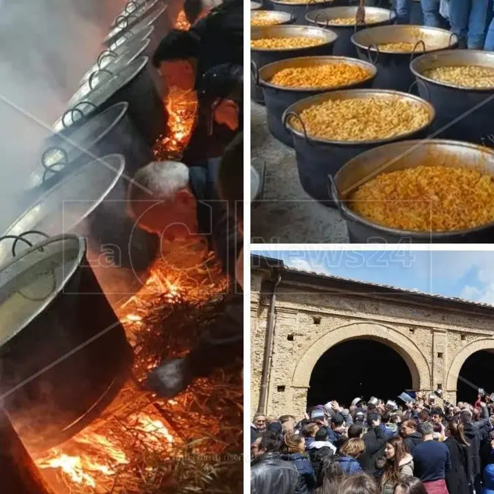 A Maida rivive l’antica tradizione della “Ciciarata”: pasta e ceci nel ricordo del gesto d’amore dei frati francescani verso i più poveri