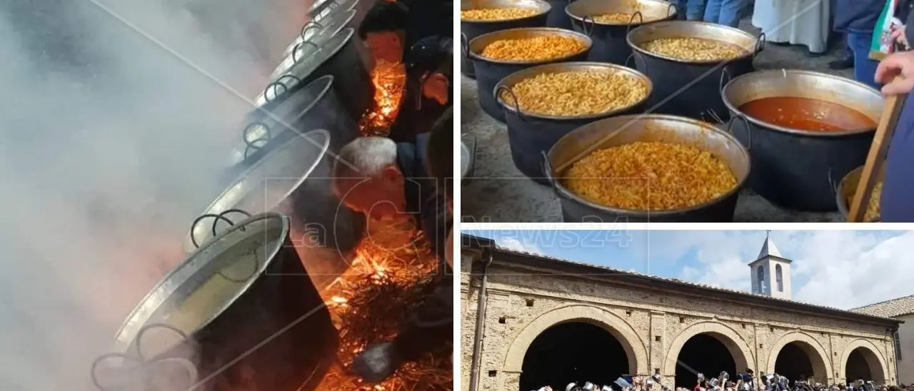 A Maida rivive l’antica tradizione della “Ciciarata”: pasta e ceci nel ricordo del gesto d’amore dei frati francescani verso i più poveri