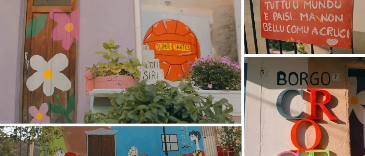 Borgo Croce, il paesino di 45 abitanti che è rinato grazie ai colori: «Qui è vietato essere tristi»