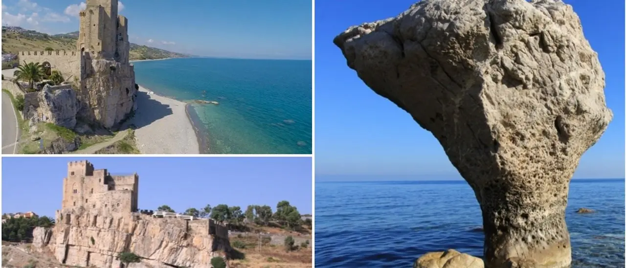 Dal centro storico al castello a picco sul mare: Roseto Capo Spulico, un quadro appeso sulla parete della Calabria