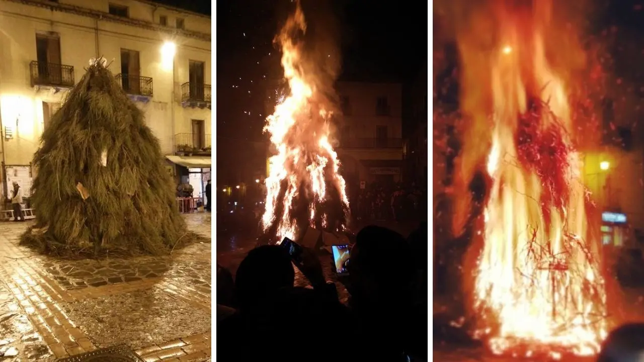 ‘U luminerio, il fuoco della vigilia dell’Immacolata che illumina San Marco Argentano