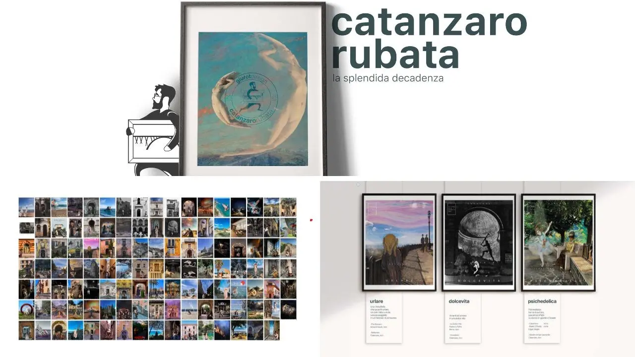 La “Catanzaro Rubata” di Giuseppe Rotella, così i capolavori della storia dell’arte invadono la città