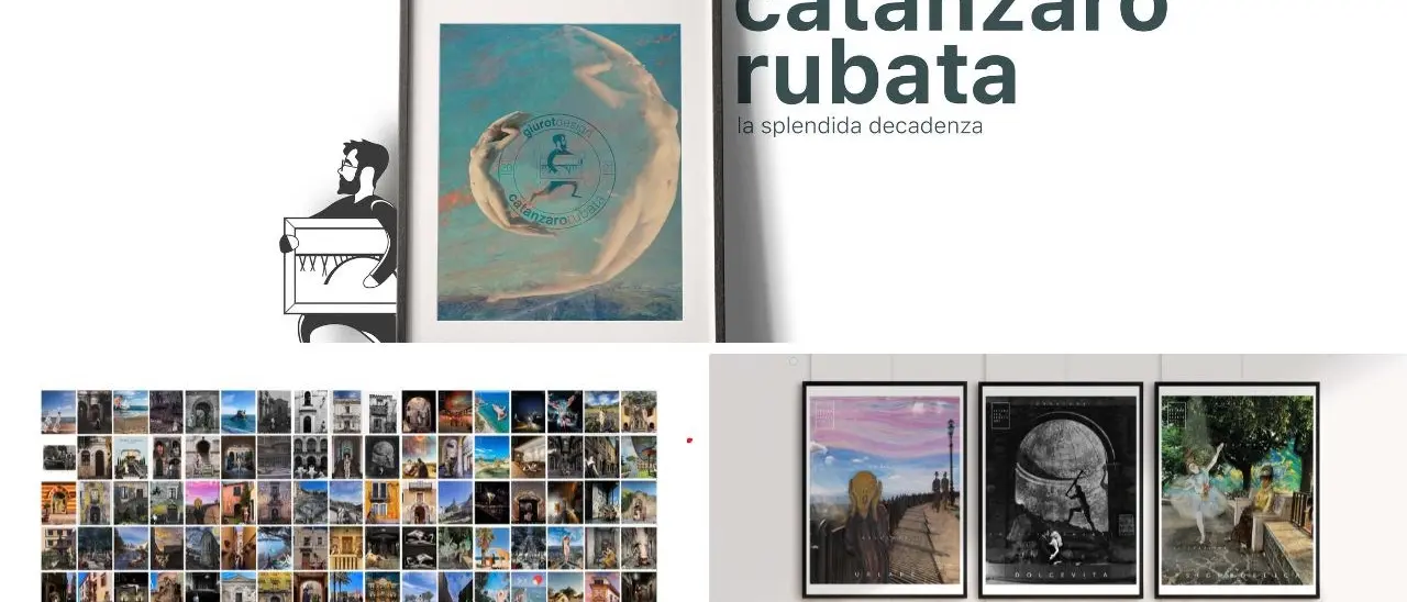 La “Catanzaro Rubata” di Giuseppe Rotella, così i capolavori della storia dell’arte invadono la città