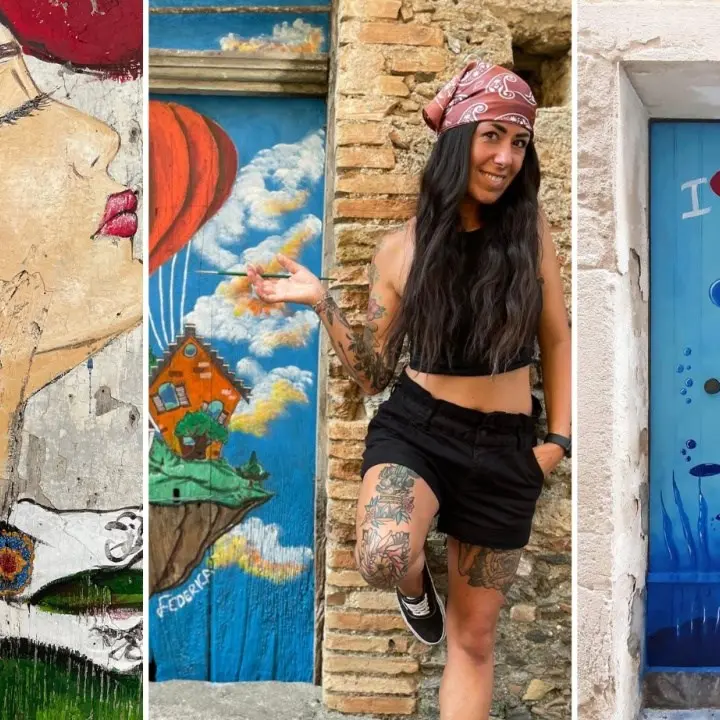 Sentiero Porte d’Artista, il progetto che trasforma angoli abbandonati dei paesi calabresi in opere all’aperto
