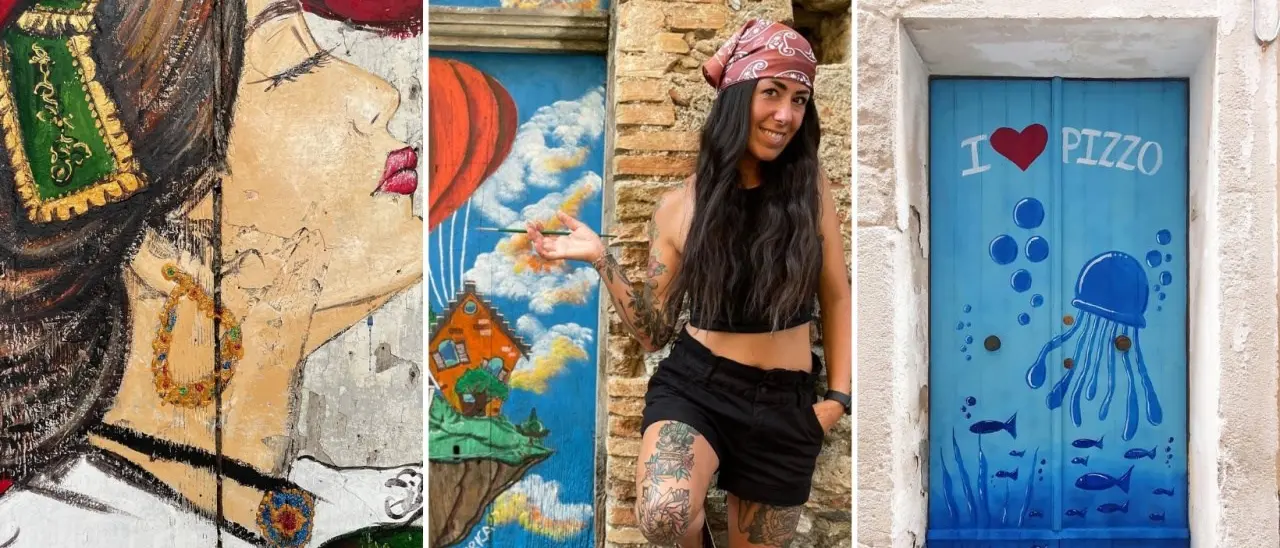 Sentiero Porte d’Artista, il progetto che trasforma angoli abbandonati dei paesi calabresi in opere all’aperto