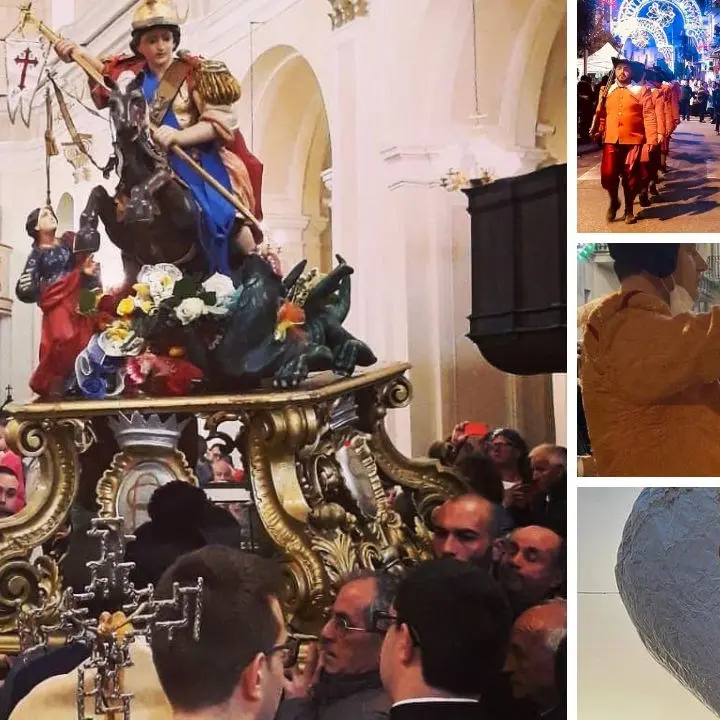 La festa di San Giorgio a Oriolo tra guardie spagnole e il lancio del pallone aerostatico