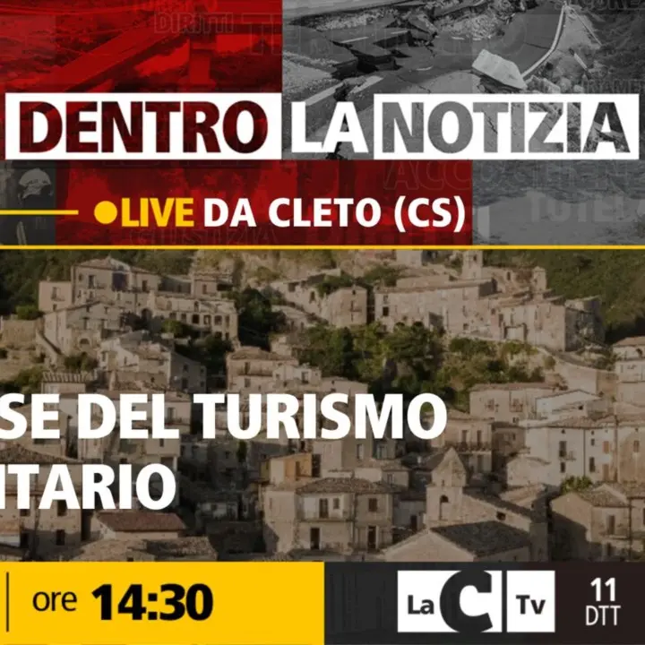 Turismo e identità, l’esempio positivo del piccolo borgo di Cleto a Dentro la notizia