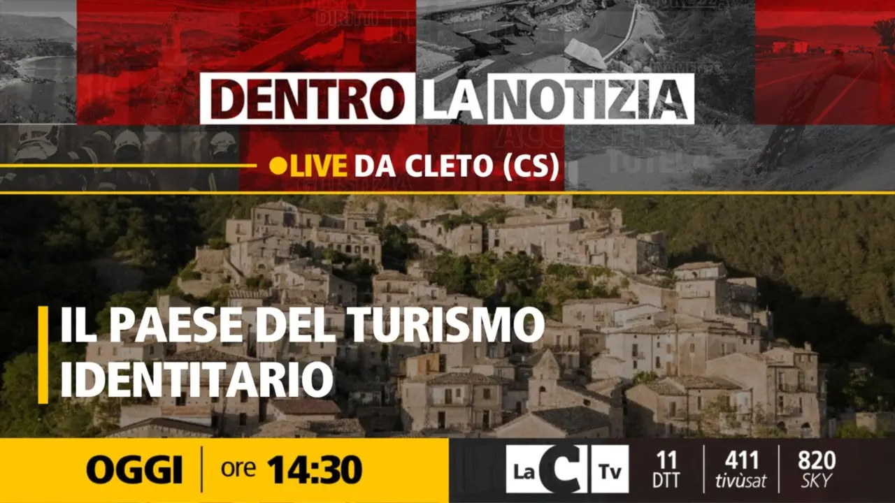 Turismo e identità, l’esempio positivo del piccolo borgo di Cleto a Dentro la notizia